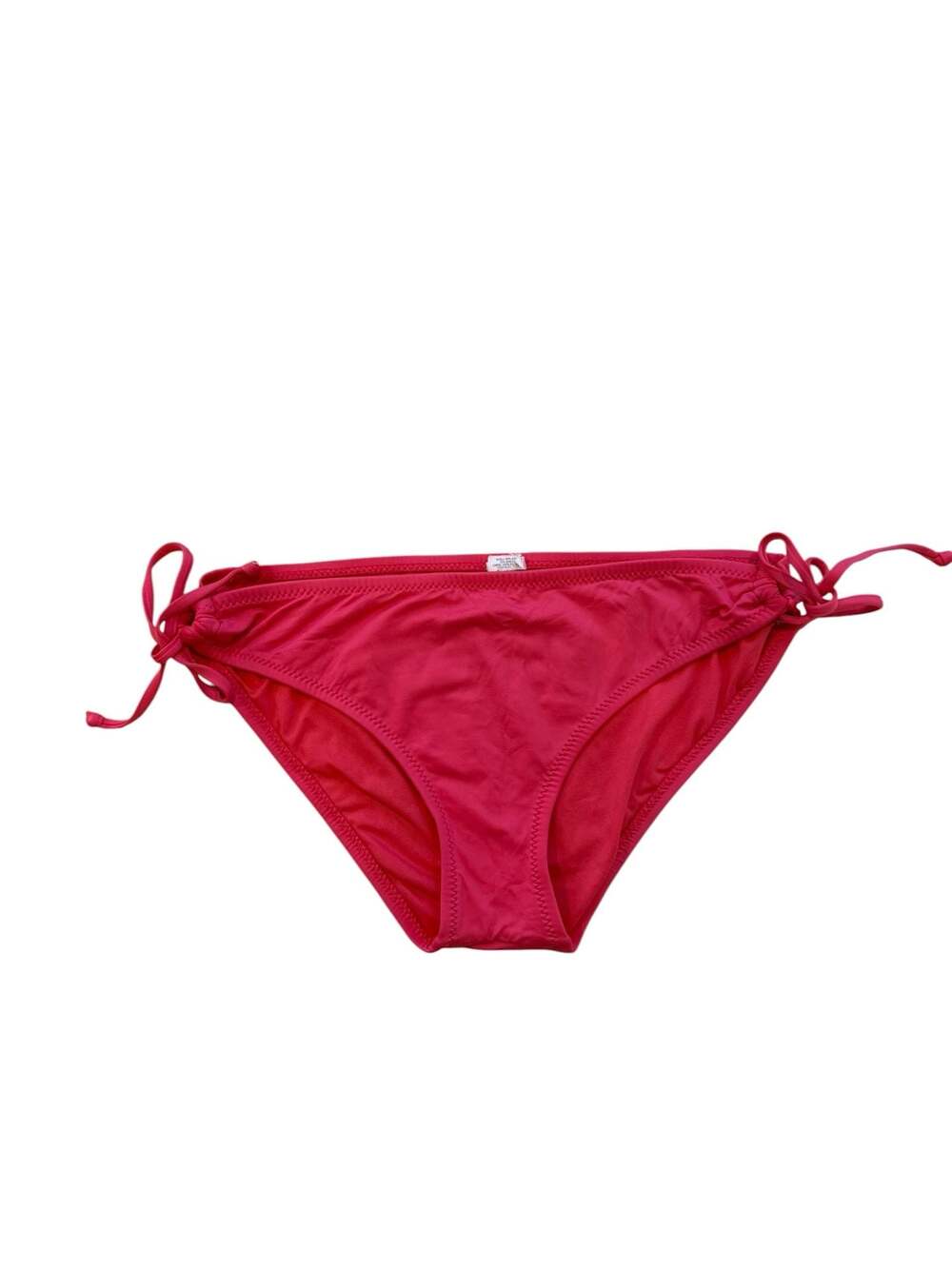 Mossimo Solid Pink Tie-Side Bikini Bottom